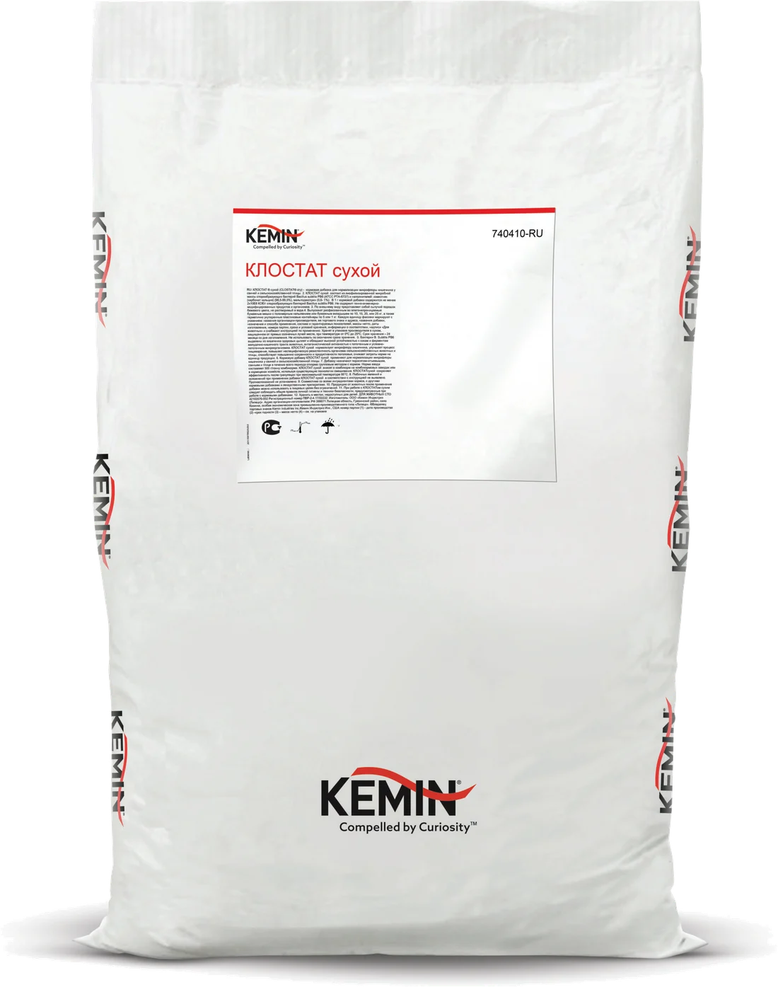 Мешок 25 кг кормовой добавки КЛОСТАТ сухой производства Kemin